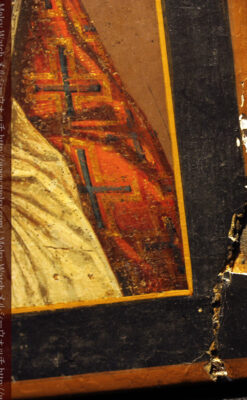 聖ニコラオ・ニコラウスを描いた19世紀のイコン・聖画像-A0215-8