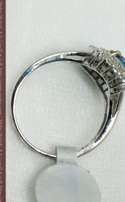 トルマリンとダイヤモンドの金無垢指輪-A0221-4