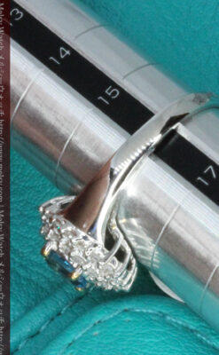 トルマリンとダイヤモンドの金無垢指輪-A0221-7