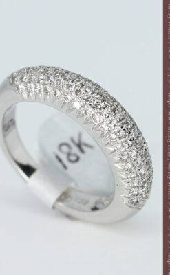 シングルカットダイヤモンドの18金リング-A0230-4