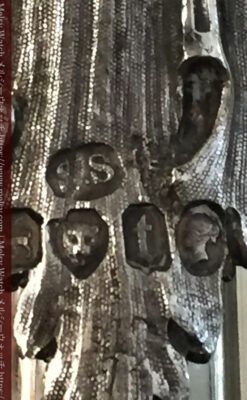 英国ビクトリア朝期の豪華な銀のアンティーク燭台 蝋燭7本立て【1874年製】-A0252-20