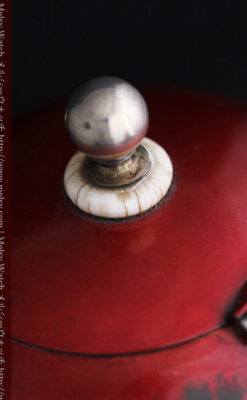 ロシア帝国時代の銀のティーポット3点セット 皇帝御用達モロゾフ製【1900年頃】-A0272-12