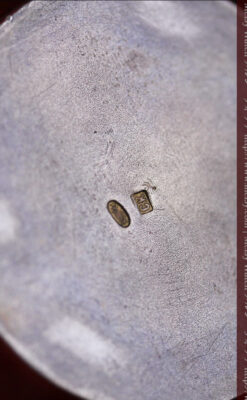 ロシア帝国時代の銀のティーポット3点セット 皇帝御用達モロゾフ製【1900年頃】-A0272-14