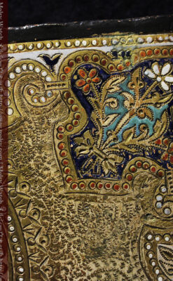 ミラの聖ニコラオ・ニコラウスを描いた木板イコン/聖画像・テンペラ 【19世紀後半のロシア製】-A0273-19