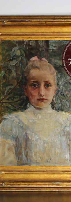 大森安仁子 Annie Barrows Shepleyの描いた姪 1898年作 -大河ドラマいだてん大森兵蔵の妻-A0280-1