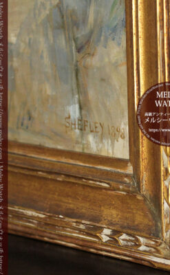 大森安仁子 Annie Barrows Shepleyの描いた姪 1898年作 -大河ドラマいだてん大森兵蔵の妻-A0280-11