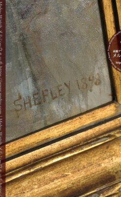 大森安仁子 Annie Barrows Shepleyの描いた姪 1898年作 -大河ドラマいだてん大森兵蔵の妻-A0280-14