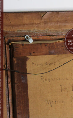 大森安仁子 Annie Barrows Shepleyの描いた姪 1898年作 -大河ドラマいだてん大森兵蔵の妻-A0280-23