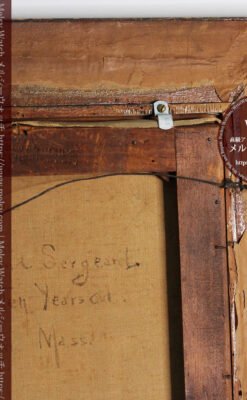 大森安仁子 Annie Barrows Shepleyの描いた姪 1898年作 -大河ドラマいだてん大森兵蔵の妻-A0280-25