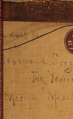 大森安仁子 Annie Barrows Shepleyの描いた姪 1898年作 -大河ドラマいだてん大森兵蔵の妻-A0280-27