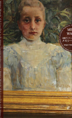 大森安仁子 Annie Barrows Shepleyの描いた姪 1898年作 -大河ドラマいだてん大森兵蔵の妻-A0280-5