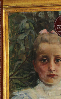 大森安仁子 Annie Barrows Shepleyの描いた姪 1898年作 -大河ドラマいだてん大森兵蔵の妻-A0280-6