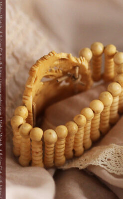 透かし彫りのアンティークブレスレット 【19世紀頃】-A0304-11