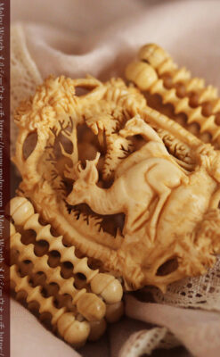 透かし彫りのアンティークブレスレット 【19世紀頃】-A0304-6