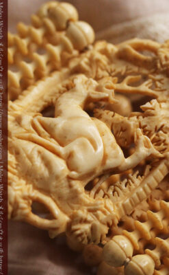 透かし彫りのアンティークブレスレット 【19世紀頃】-A0304-7