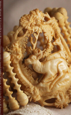 透かし彫りのアンティークブレスレット 【19世紀頃】-A0304-8