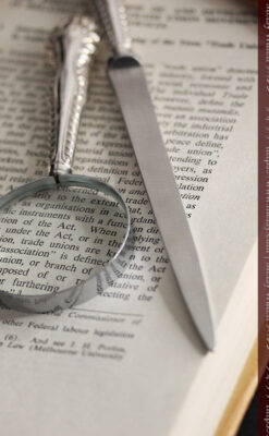 英国の銀製アンティーク虫眼鏡とレターオープナーセット 【1926年頃】-A0305-3