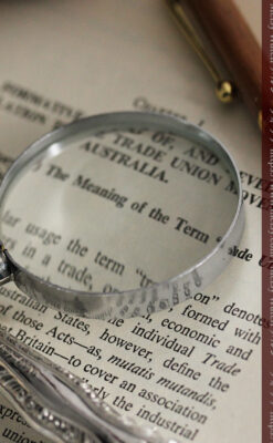 英国の銀製アンティーク虫眼鏡とレターオープナーセット 【1926年頃】-A0305-9