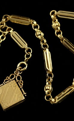 懐中時計チェーン-C0292-14