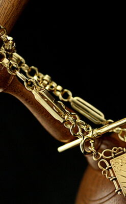 懐中時計チェーン-C0292-7