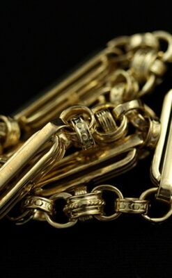 懐中時計チェーン-C0292-9