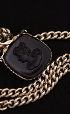 懐中時計チェーン-C0356-3