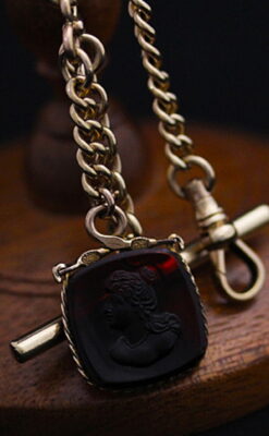 懐中時計チェーン-C0356-5