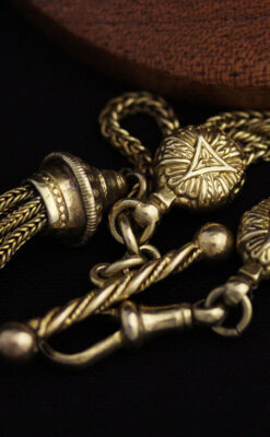 懐中時計チェーン-C0382-9