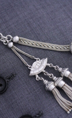 懐中時計チェーン-C0384-3