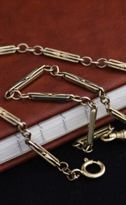 懐中時計チェーン-C0385-4