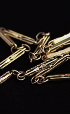 懐中時計チェーン-C0385-6