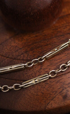 懐中時計チェーン-C0385-9