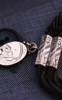 懐中時計チェーン-C0389-3