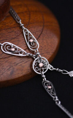 懐中時計チェーン-C0393-7