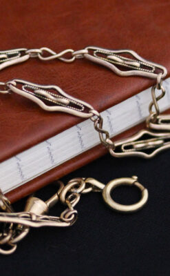 懐中時計チェーン-C0394-3