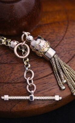 懐中時計チェーン-C0398-16