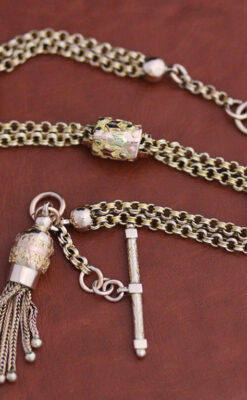 懐中時計チェーン-C0398-19