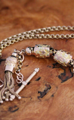 懐中時計チェーン-C0398-3