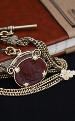 懐中時計チェーン-C0401-3