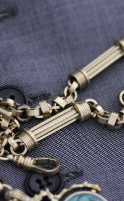 懐中時計チェーン-C0406-2