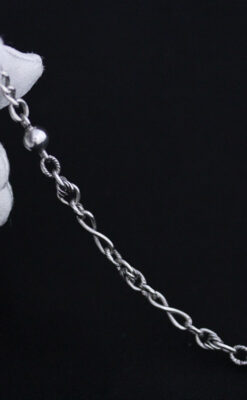 銀無垢アンティーク懐中チェーン-C0409-4