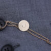 飾りボタンアンティーク懐中チェーン-C0411-1