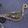 アンティーク懐中時計チェーン-C0412-1