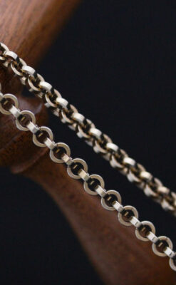 アンティーク懐中時計チェーン-C0412-6