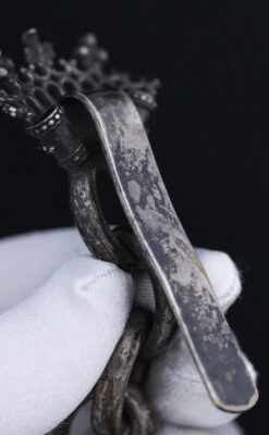 アンティーク懐中時計チェーン-C0413-12