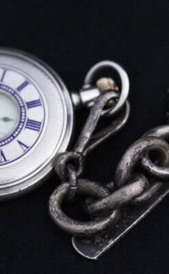 アンティーク懐中時計チェーン-C0413-9