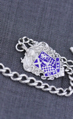 アンティーク懐中時計チェーン-C0414-3