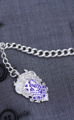 アンティーク懐中時計チェーン-C0414-4