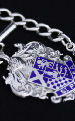 アンティーク懐中時計チェーン-C0414-6