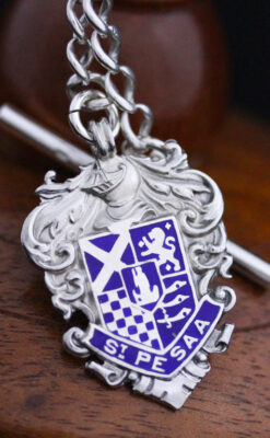 アンティーク懐中時計チェーン-C0414-7